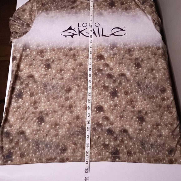 Loco Kaile Men's 2XL Lightweight Long Sleeve Fishing Shirt, Brown - Picture 9 of 9